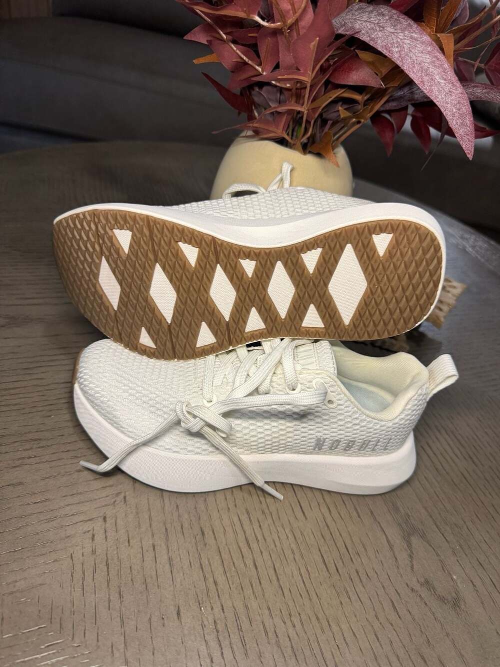 NOBULL Mesh Runner White Gum Shoes women 6.5